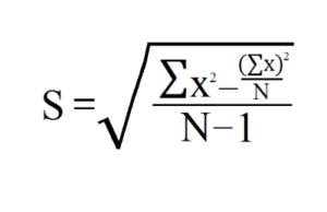 Statistics - Sample Standard Deviation